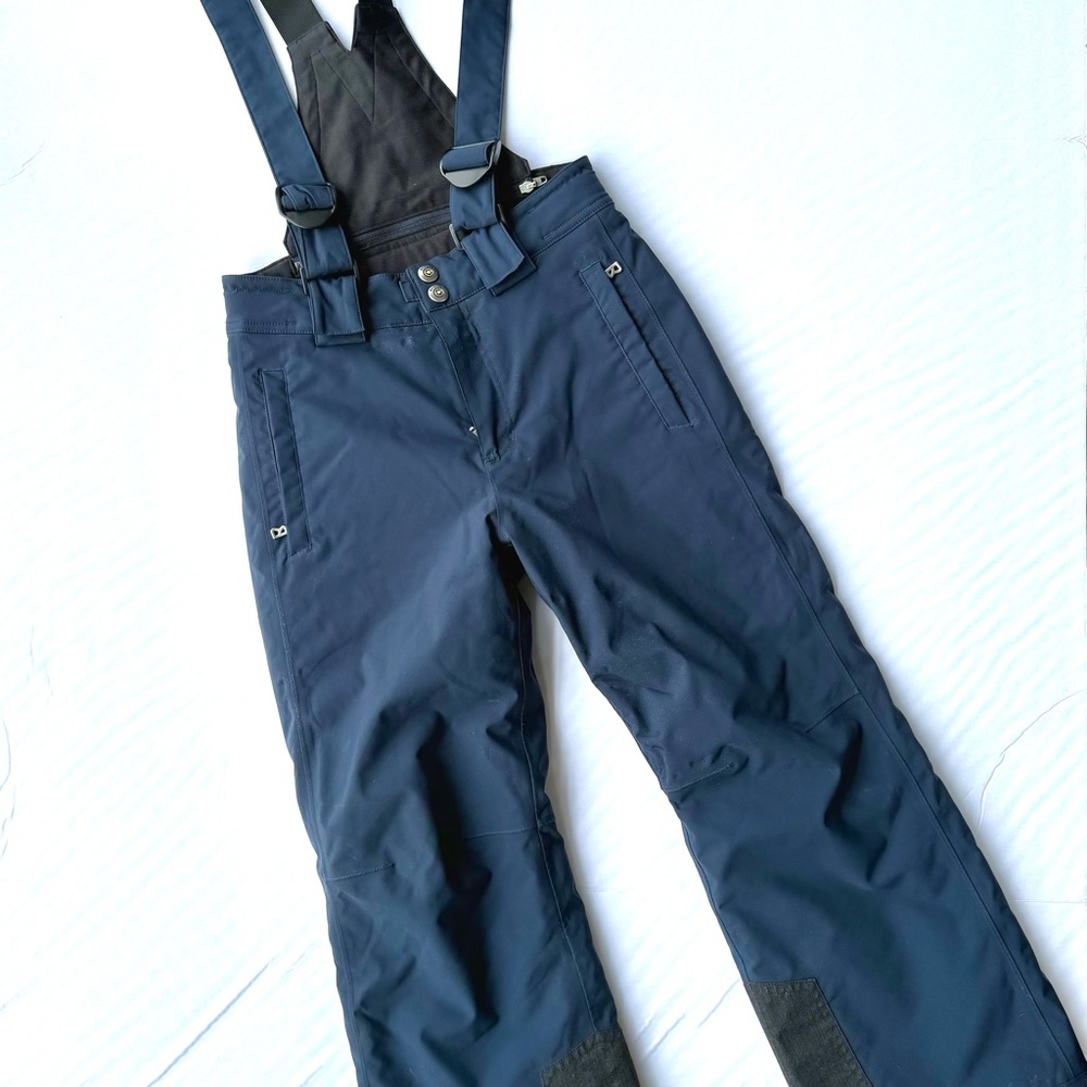 Bogner Dark Blue Ski Bib Waterproof Snow Pants Kids size Medium 10 y.o